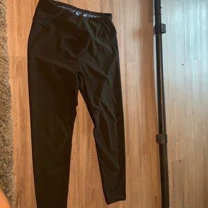 black sweat shaper leggings
